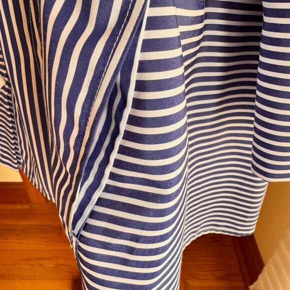 IC by Connie K Blue/White Striped Tunic w/ Pockets, SZ S, EUC - Picture 8 of 12